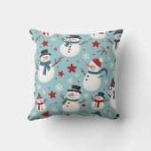 Snowman-kussen Kussen (Achterkant)
