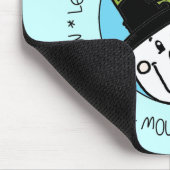 Snowman laat het sneeuwen muismat (Hoek)