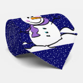 Snowman Laat het Stropdas sneeuwen (Opgerold)