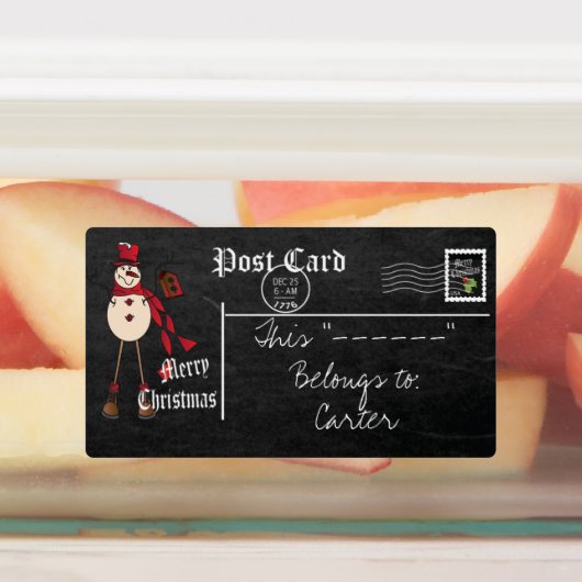 Snowman Labels (Aangebracht)