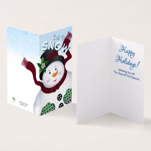 Snowman Laisser Neige Noël Vacances (Inside and Outside)