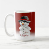 Snowman 'Le cadeau de l'enfant à maman' - Mug de N (Gauche)
