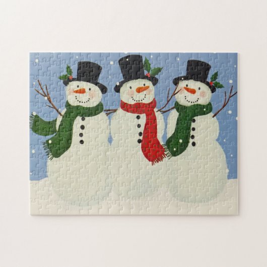 Snowman Legpuzzel (Horizontaal)