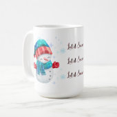 Snowman Let it Snow Mug (Devant gauche)
