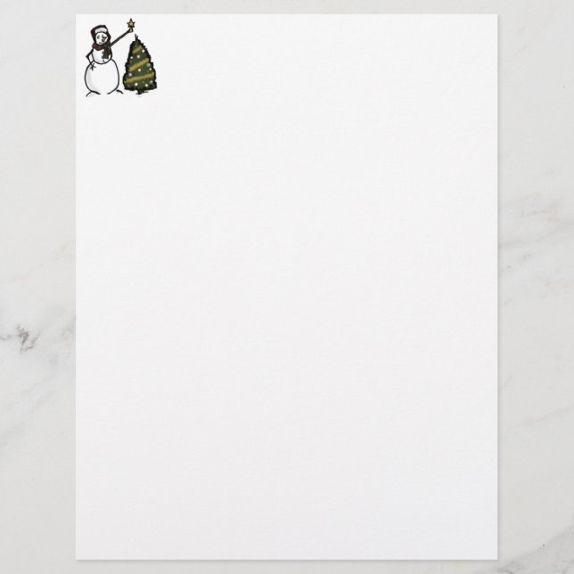 Snowman Letterhead (Voorkant)