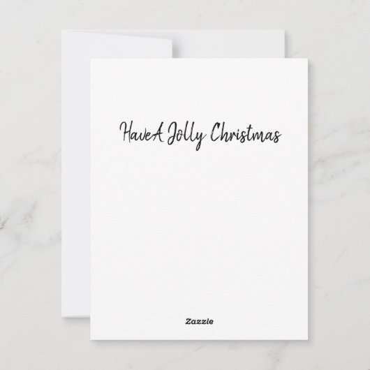 Snowman Love Holiday Card Feestdagenkaart (Achterkant)