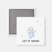 Snowman Magneet (Voorkant / Achterkant)