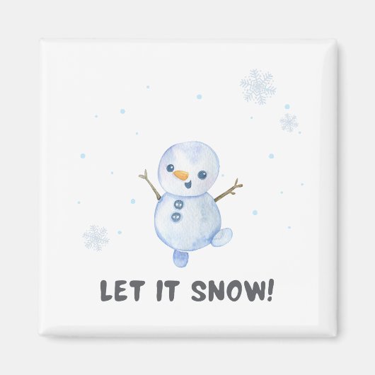Snowman Magneet (Voorkant)