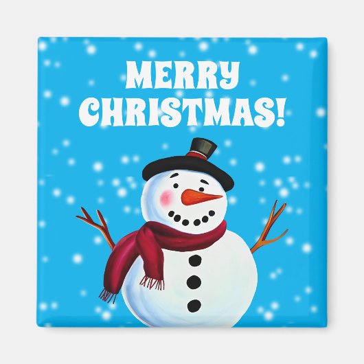 Snowman Magneet (Voorkant)