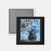 Snowman magneet (Voorkant / Achterkant)