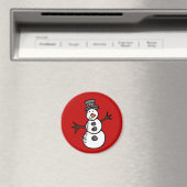 Snowman Magneet (Insitu (Vaatwasser))