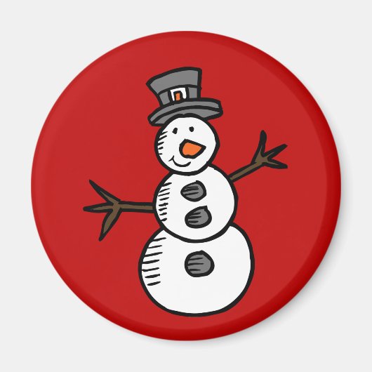 Snowman Magneet (Voorkant)