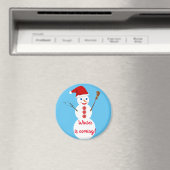 Snowman Magneet (Insitu (Vaatwasser))