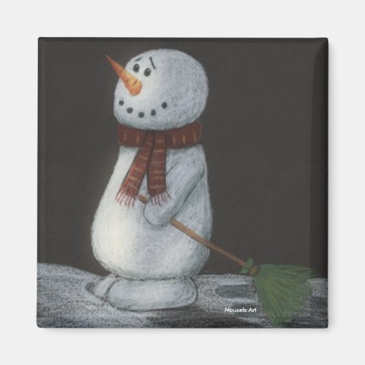 Snowman Magnet Magneet (Voorkant)
