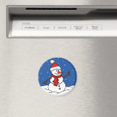 Snowman Magnet Magneet (Insitu (Vaatwasser))