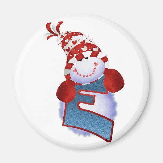 Snowman Magnet Magneet (Voorkant)