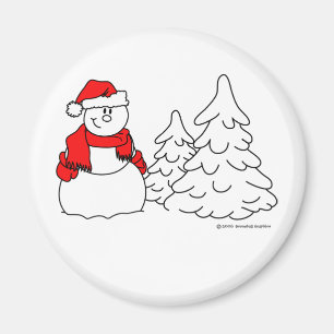 Snowman Magnet Magneet