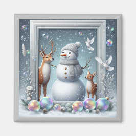 Snowman Magnet Magneet