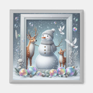 Snowman Magnet Magneet