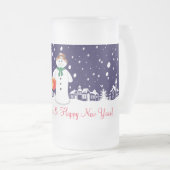 Snowman Matglas Bierpul (Voorkant rechts)