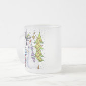 Snowman Matglas Koffiemok (Voorkant links)