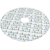 Snowman — Merry kerstboomrok Kerstboom Rok (Gekanteld)