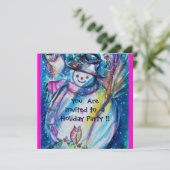 SNOWMAN MET AMERIKAANSE PARTIJ KAART (Staand voorkant)