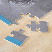 Snowman met Broom Legpuzzel (Zijkant)