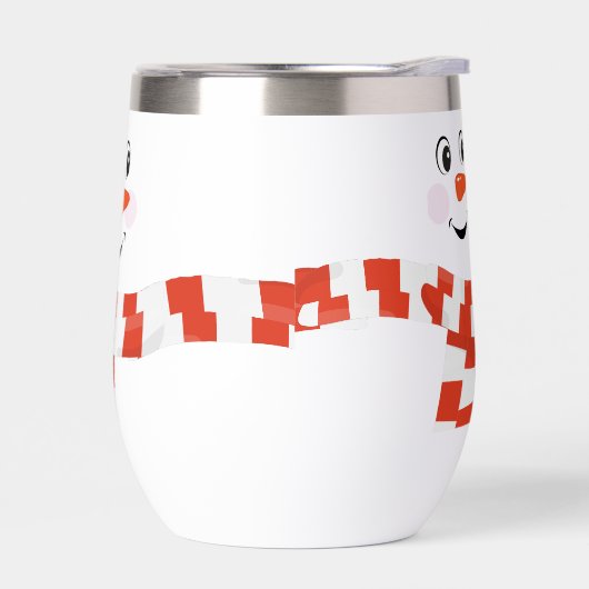 Snowman met een gelukkig gezicht (Links)