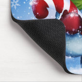 Snowman met een sjaal muismat (Hoek)