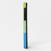 Snowman met kersthoed Case-Mate iPhone case (Achterkant/links)