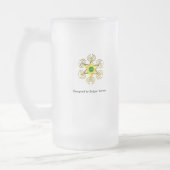 SNOWMAN MET OWL MATGLAS BIERPUL (Links)