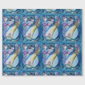 SNOWMAN MET OWL WINTER HOLIDAY GREETTES CADEAUPAPIER (Vlak)