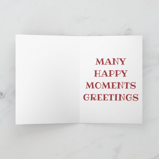 Snowman met Pet en karf Feestdagen Kaart (Binnen)