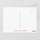 Snowman met schoppen briefkaart (Achterkant)