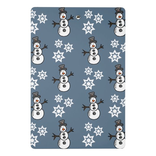 Snowman Mini Klembord (Achterkant)