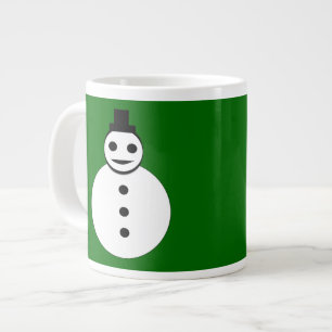 Snowman-Mok glimlachen Jumbo Beker