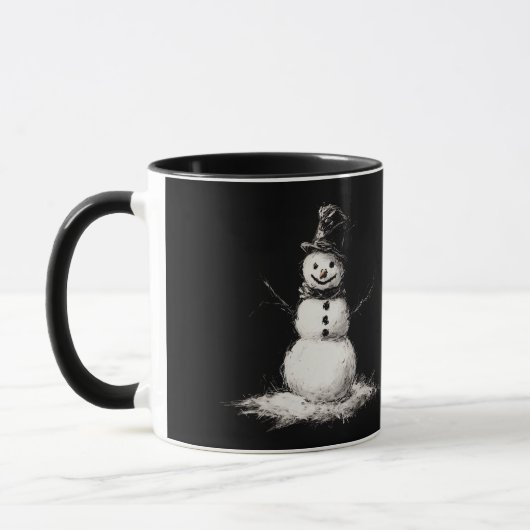 Snowman mug (Gauche)