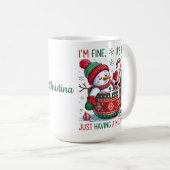 Snowman Mug (Devant droit)