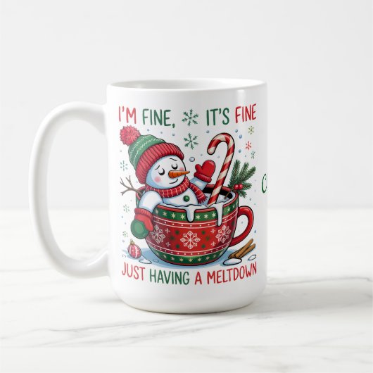 Snowman Mug (Gauche)