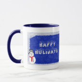 Snowman Mug Blue (Gauche)