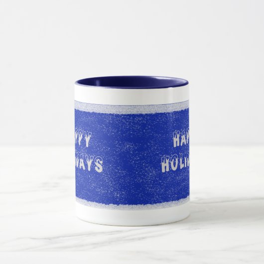 Snowman Mug Blue (Centre)