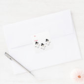 Snowman naar en van Label met cadeau (Envelop)