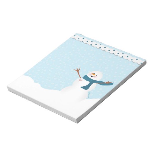 Snowman Notitieblok (Gedraaid)
