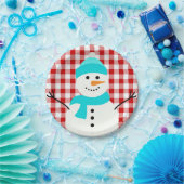 Snowman on Play Papieren Bordje (Feest)