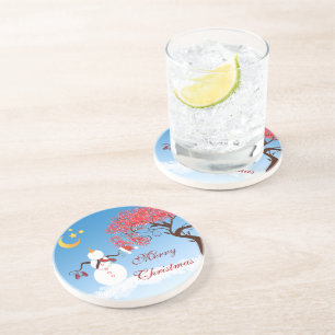 Snowman Onderzetters