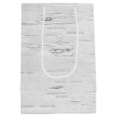 Snowman op Polka Dot Joy Medium Cadeauzakje (Achterkant)