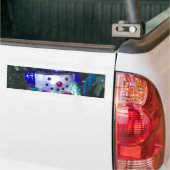 Snowman Ornament Bumpersticker (Op Truck)