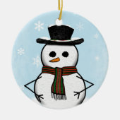 Snowman Ornament (dubbelzijdig) (Voorkant)