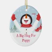 Snowman Ornament voor Poppy Kerstmis (Rechts)